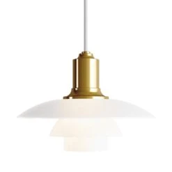 Louis Poulsen PH 2/1 Pendant, Metallised Brass