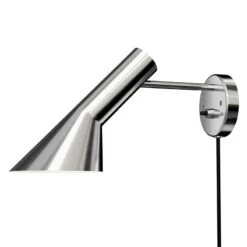 Louis Poulsen AJ Wall Lamp, Polished Stainless Steel