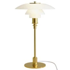 Louis Poulsen PH 3/2 Table Lamp, Metallised Brass