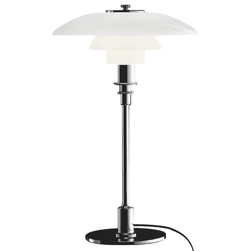 Louis Poulsen PH 3/2 Table Lamp, Chrome Plated 3 Louis Poulsen PH 3/2 Table Lamp, Chrome Plated