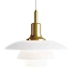 Louis Poulsen PH 3 1/2-3 Pendant, Metallised Brass