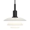 Louis Poulsen PH 3/3 Pendant, Black - Opal Glass 1 Louis Poulsen PH 3/3 Pendant, Black - Opal Glass -Louis Poulsen 115LouisPoulsen AK