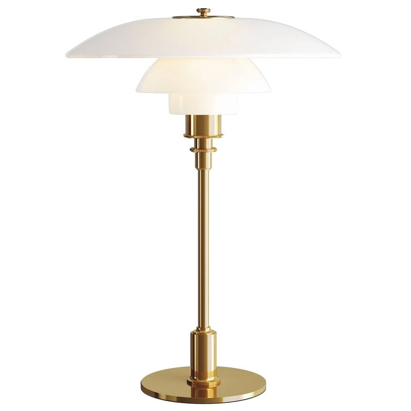 Louis Poulsen PH 3 1/2-2 1/2 Table Lamp, Metallised Brass 3 Louis Poulsen PH 3 1/2-2 1/2 Table Lamp, Metallised Brass