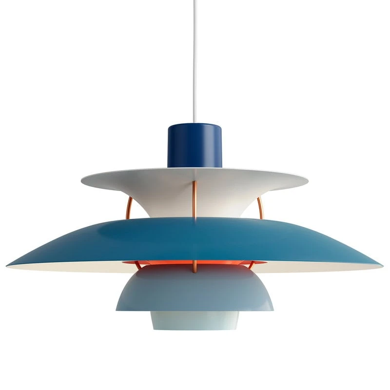 Louis Poulsen PH 5 Pendant, Blue 3 Louis Poulsen PH 5 Pendant, Blue