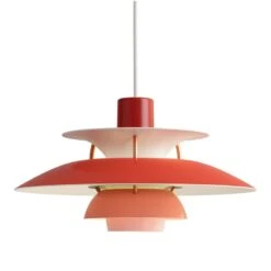 Louis Poulsen PH 5 Mini Pendant, Red