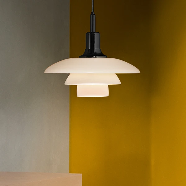 Louis Poulsen PH 3 1/2 - 3 Pendant, Chrome Plated 4 Louis Poulsen PH 3 1/2 - 3 Pendant, Chrome Plated - Image 2