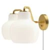 Louis Poulsen VL Ring Crown 2 Wall Lamp, Opal Glass 1 Louis Poulsen VL Ring Crown 2 Wall Lamp, Opal Glass -Louis Poulsen 1290LouisPoulsen 19 TH