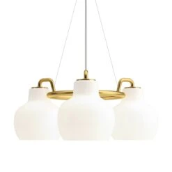 Louis Poulsen VL Ring Crown 3 Pendant, Opal Glass