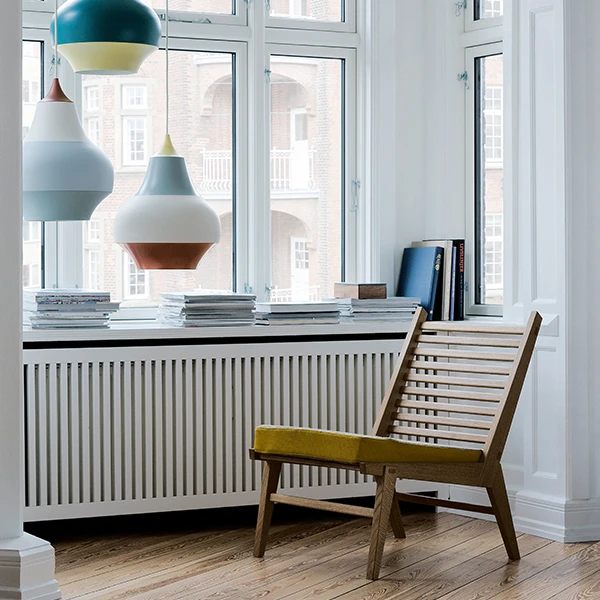 Louis Poulsen Cirque Pendant, 22 Cm, Red Top 7 Louis Poulsen Cirque Pendant, 22 Cm, Red Top - Image 5