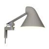 Louis Poulsen NJP Wall Lamp, Short Arm, Light Grey -Louis Poulsen 242Louispoulsen 2018TH iso
