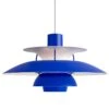 Louis Poulsen PH 5 Monochrome Pendant, Blue 2 Louis Poulsen PH 5 Monochrome Pendant, Blue -Louis Poulsen 301 Louis Poulsen 20 TH