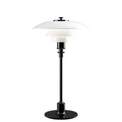 Louis Poulsen PH 2/1 Table Lamp, Metallised Black
