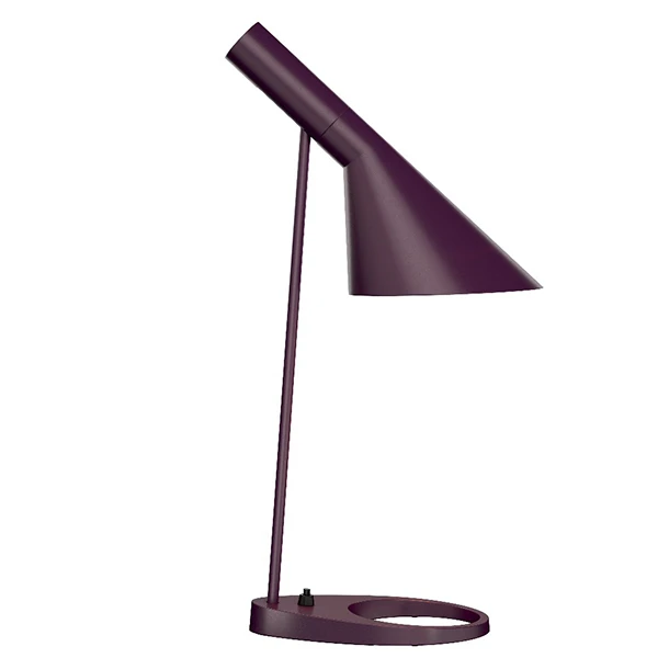 Louis Poulsen AJ Table Lamp, Aubergine 3 Louis Poulsen AJ Table Lamp, Aubergine
