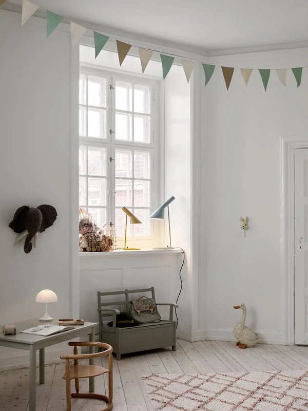 Louis Poulsen AJ Mini Table Lamp, Yellow Ochre 4 Louis Poulsen AJ Mini Table Lamp, Yellow Ochre - Image 2