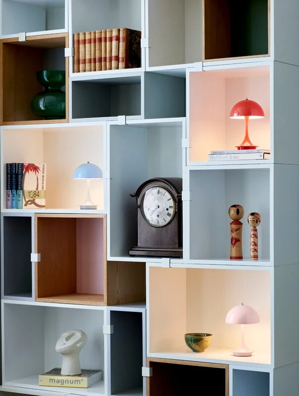 Louis Poulsen Panthella Portable V2 Table Lamp, Grey Opal 6 Louis Poulsen Panthella Portable V2 Table Lamp, Grey Opal - Image 4