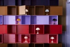 Louis Poulsen Panthella Portable V2 Table Lamp, Grey Opal 13 Louis Poulsen Panthella Portable V2 Table Lamp, Grey Opal -Louis Poulsen LP SS22 Panthella Portable Wall 09144A