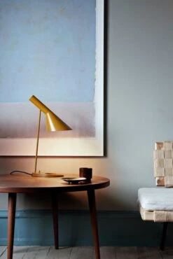 Louis Poulsen AJ Table Lamp V3, Yellow Ochre -Louis Poulsen Louis Poulsen BBB 01 023 02711