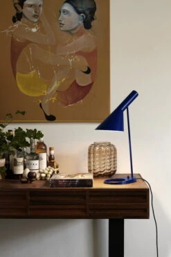 Louis Poulsen AJ Table Lamp, Midnight Blue -Louis Poulsen Louis Poulsen AJ Table Lamp Midnight Blue Hellerup