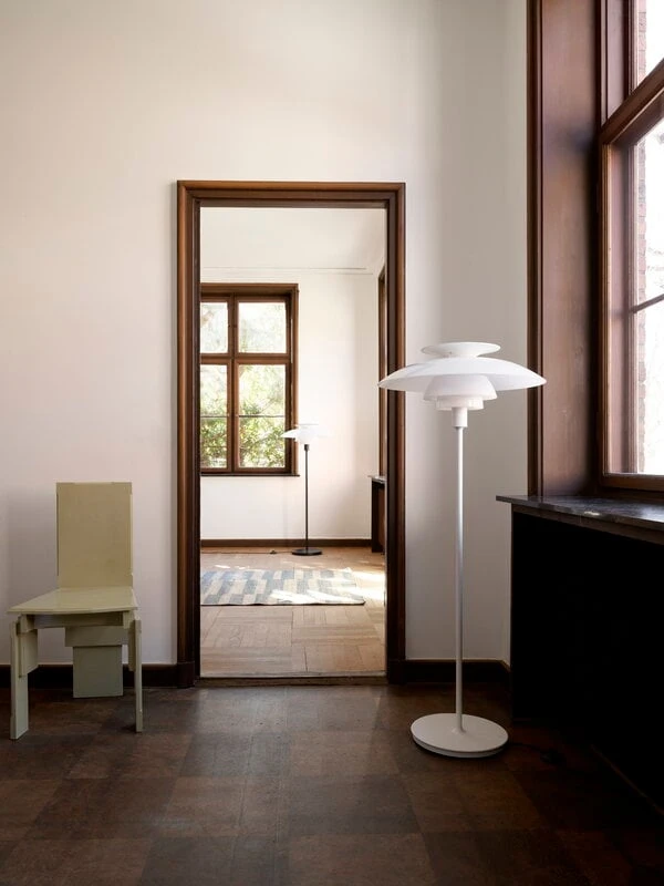 Louis Poulsen PH 80 Floor Lamp, Dimmable, White 4 Louis Poulsen PH 80 Floor Lamp, Dimmable, White - Image 2