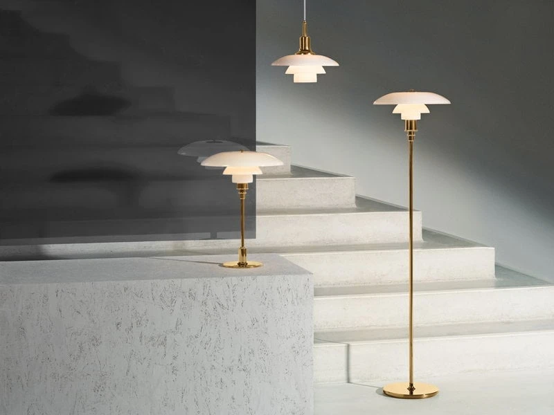 Louis Poulsen PH 3/2 Table Lamp, Metallised Brass 6 Louis Poulsen PH 3/2 Table Lamp, Metallised Brass - Image 4