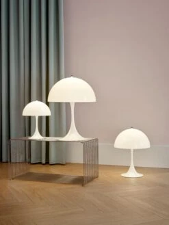 Louis Poulsen Panthella Table Lamp, Opal -Louis Poulsen Panthella Opal MINI 400 320 SS21 07268 2
