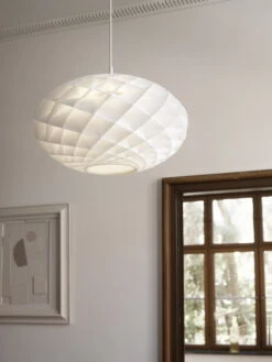 Louis Poulsen Patera 500 Oval Pendant, White -Louis Poulsen Patera Oval FRB2 AW21 08185
