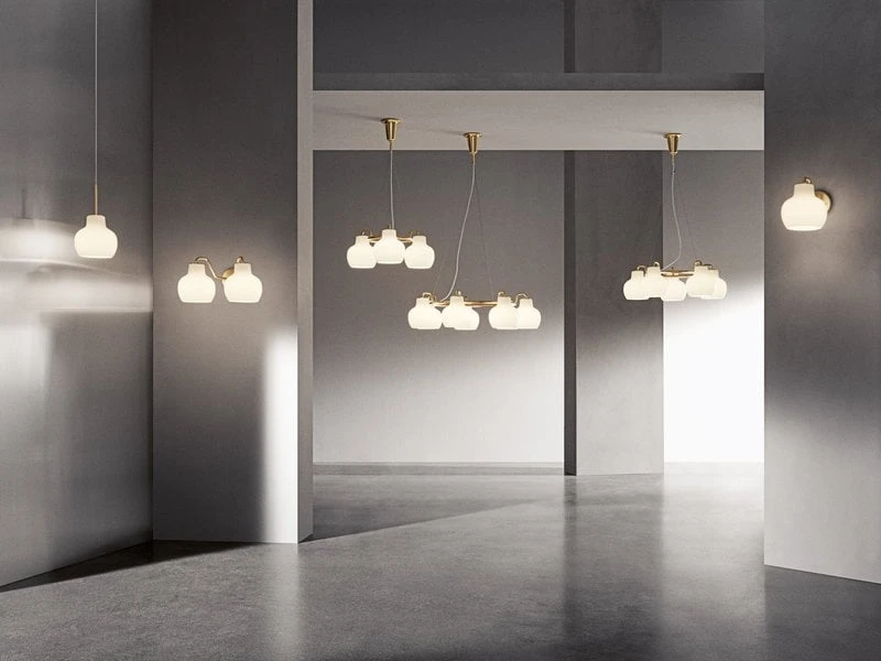 Louis Poulsen VL Ring Crown 2 Wall Lamp, Opal Glass 4 Louis Poulsen VL Ring Crown 2 Wall Lamp, Opal Glass - Image 2