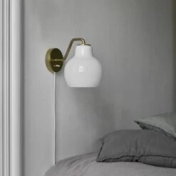 Louis Poulsen VL Ring Crown 1 Wall Lamp, Opal Glass 10 Louis Poulsen VL Ring Crown 1 Wall Lamp, Opal Glass -Louis Poulsen VL Ring Crown wall Vilhelm Lauritzen nolight mnejpg Product Image louis poulsen