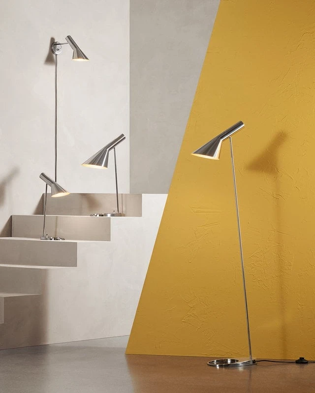 Louis Poulsen AJ Mini Table Lamp, Polished Stainless Steel 4 Louis Poulsen AJ Mini Table Lamp, Polished Stainless Steel - Image 2